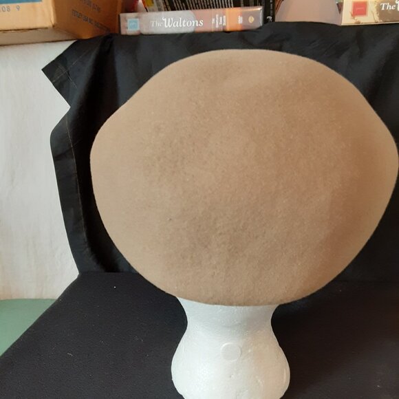 Pendleton Hat Tan Wool Cabbie Newsboy Driving Cap US Made Size Large - Picture 3 of 6